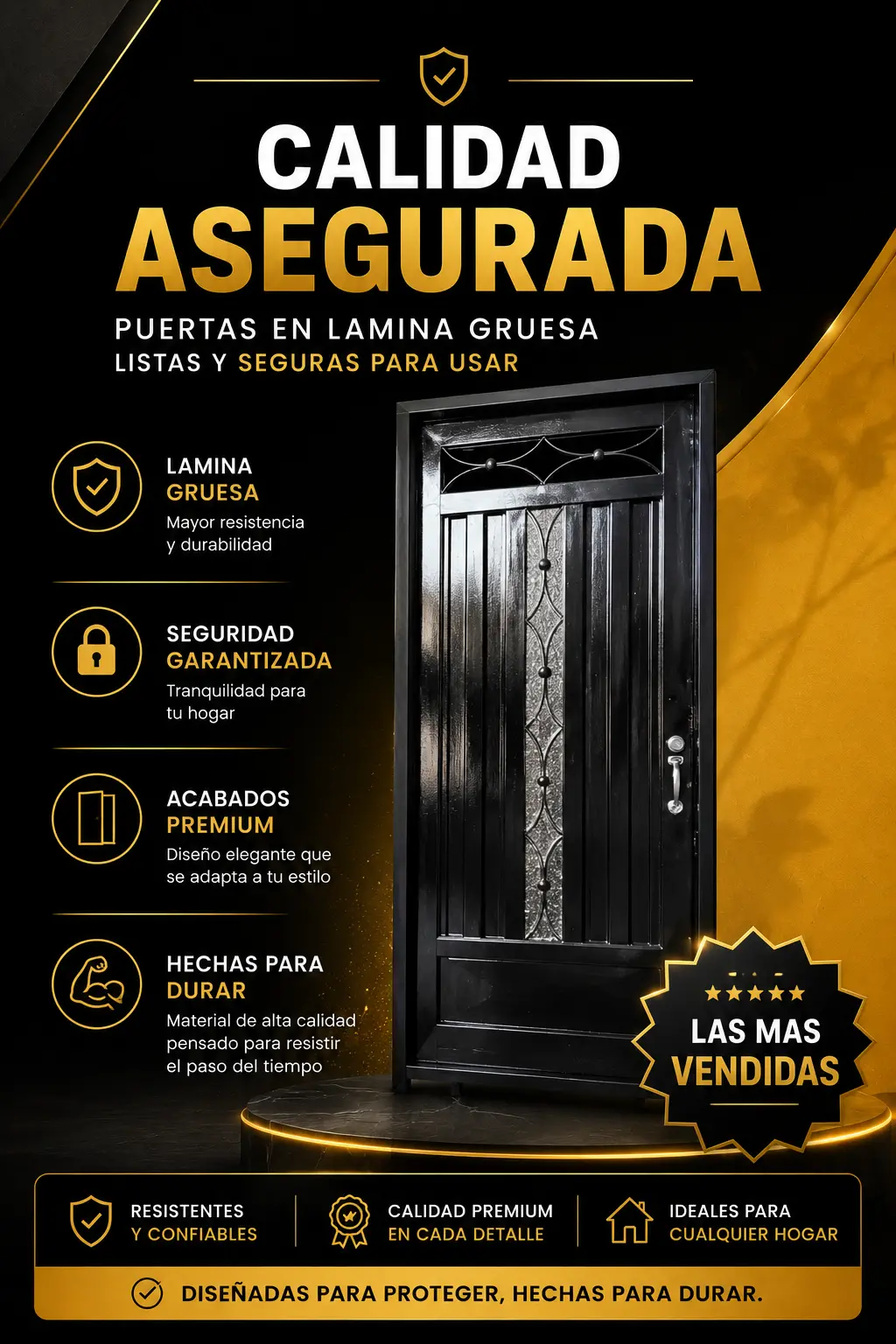 Puerta de hierro patio