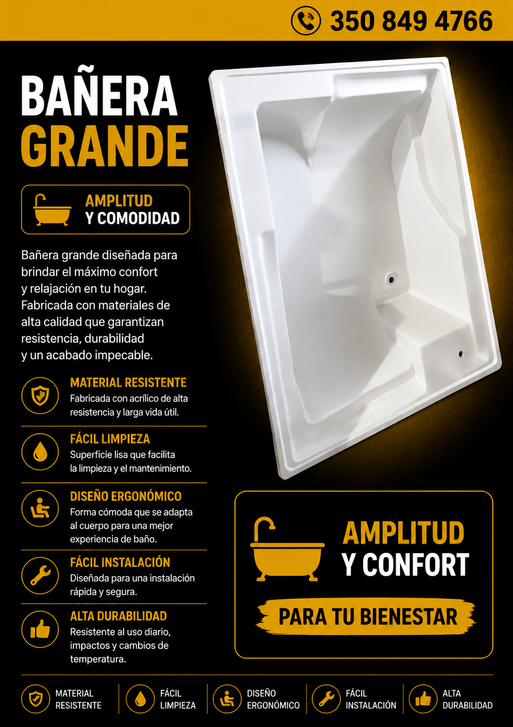 Bañera grande
