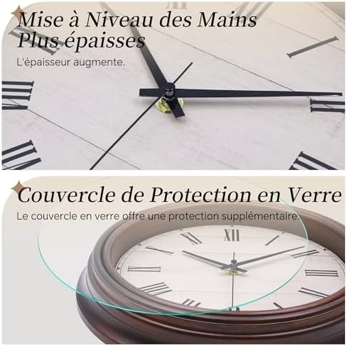 Vue 4 de Vikmari Vintage Horloge Murale