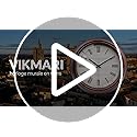 Vue 7 de Vikmari Vintage Horloge Murale