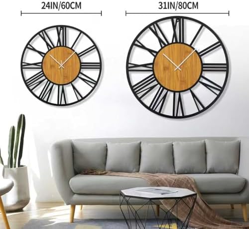 Vue 3 de Horloge Murale Ronde En