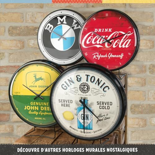 Vue 5 de Nostalgicart Horloge Retro