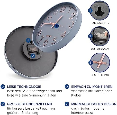 Vue 3 de Joejis Horloge Murale Cm