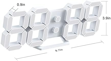 Vue 7 de Deeyaple Horloge Murale Digitale