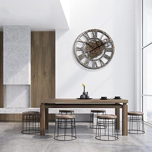 Vue 4 de Lafocuse Horloge Murale Geante