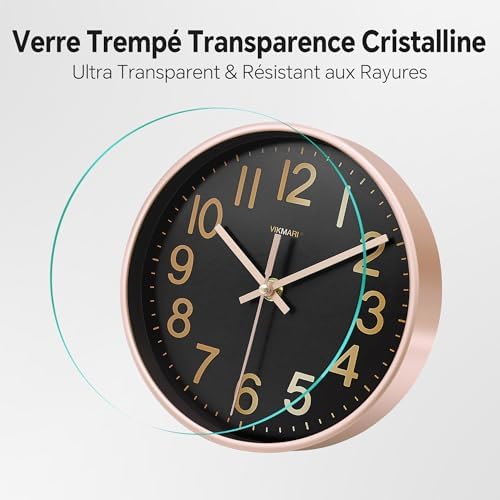 Vue 4 de Vikmari Horloge Murale Cm