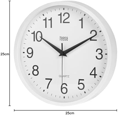 Vue 6 de Teesa Horloge Murale Analogique