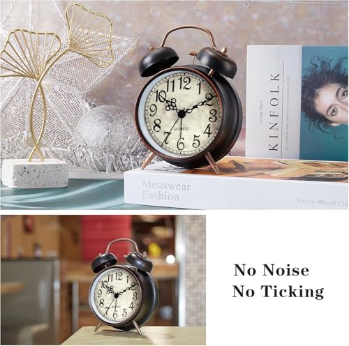 Vue 2 de Reveil Analogique Vintage