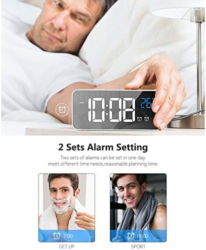 Vue 5 de Led Reveil Numerique Alarme
