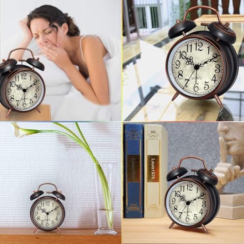 Vue 5 de Reveil Analogique Vintage