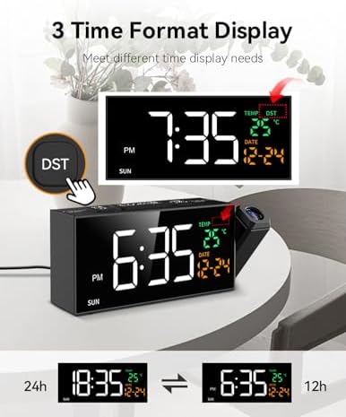 Vue 7 de Reveil Numerique Avec Fonction