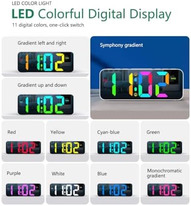 Vue 2 de Reveil Matin Numerique Miroir