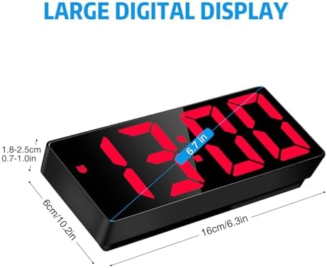 Vue 2 de Reveil Numerique Led Reveil