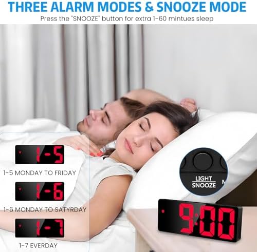 Vue 5 de Reveil Numerique Led Reveil