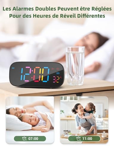 Vue 3 de Liorque Reveil Numerique Reveil