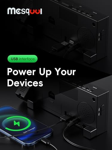 Vue 6 de Reveil Projecteur Bleu Reveil