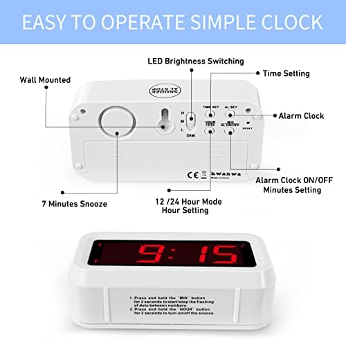 Vue 6 de Kwanwa Reveilhorloge Pilesluminosite