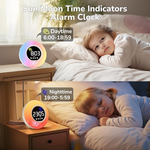 Vue 3 de Reveil Reveil Enfant Lumineux