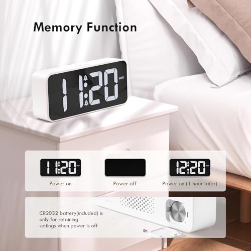 Vue 6 de Chereeki Reveil Alimentation Secteur