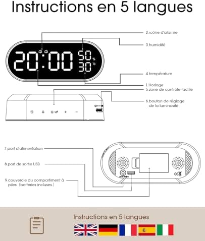 Vue 6 de Reveil Numerique Reveil Avec