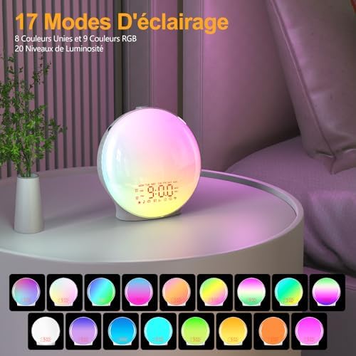 Vue 4 de Reveil Lumiere Bluetoothradio Eveil
