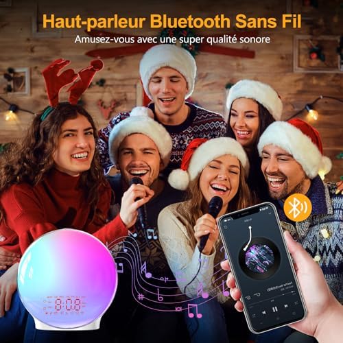 Vue 5 de Reveil Lumiere Bluetoothradio Eveil
