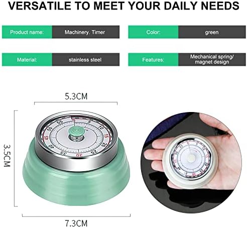 Vue 3 de Minuteur Mecanique Kitchen Timer
