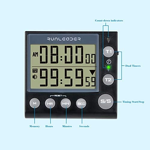 Vue 2 de Minuterie De Cuisine Numerique