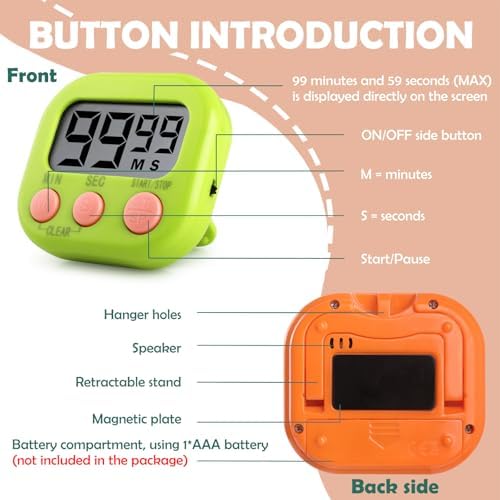 Vue 2 de Geeric Lot De Minuteurs