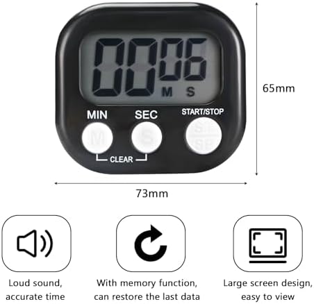Vue 2 de Pieces Minuteur De Cuisine