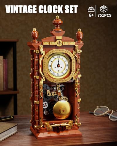 Vue 2 de Horloge Murale Vintage Classique