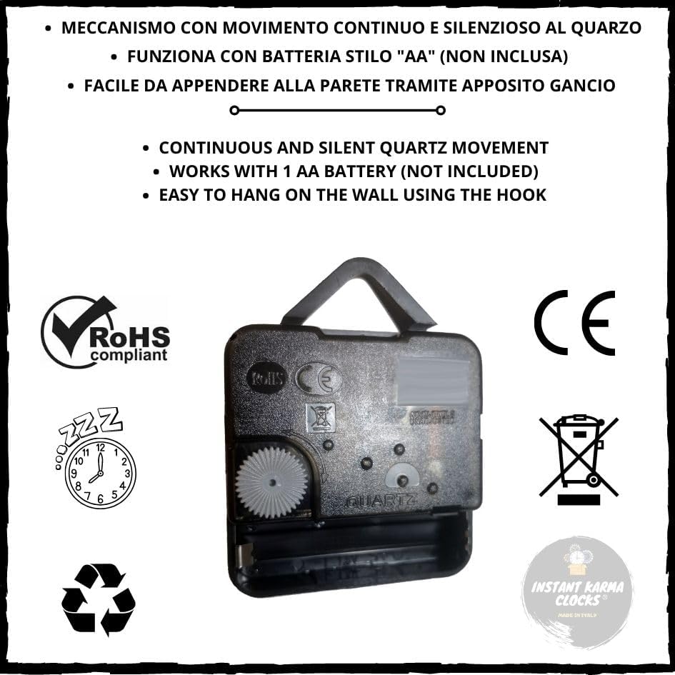 Vue 6 de Horloge Murale Garage Mecanicien