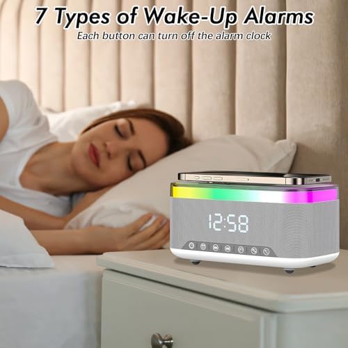 Vue 7 de Radio Reveil Bluetooth Avec