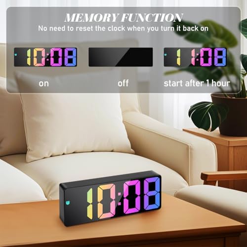 Vue 7 de Flintronic Reveil Numerique Horloge