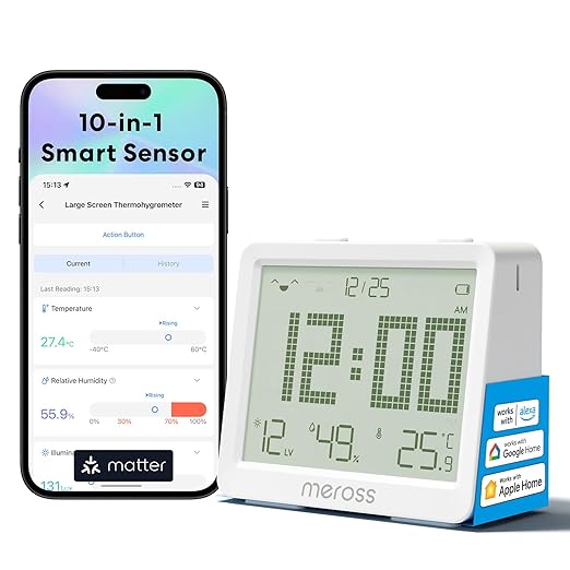 Meross Thermometre Hygrometre Connecte