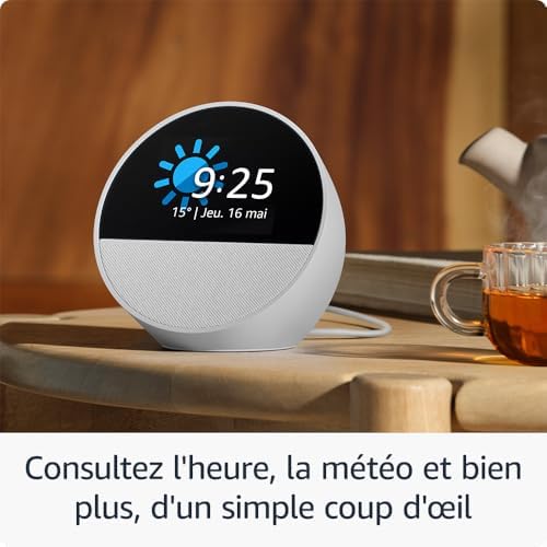 Vue 3 de Amazon Echo Spot Nouvelle