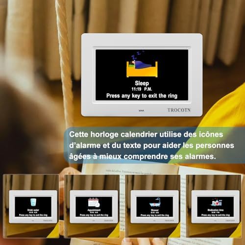 Vue 5 de Trocotn Horloge Numerique Grand