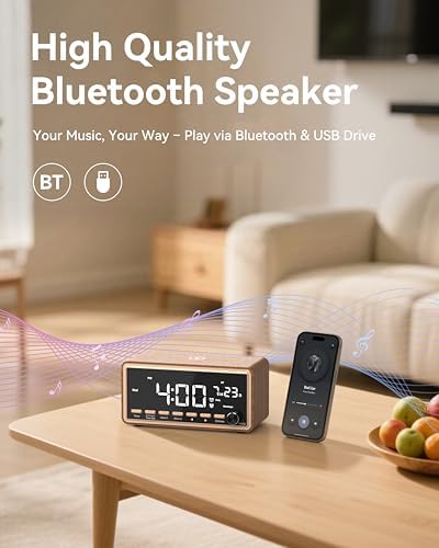 Vue 6 de Wamgra Radio Reveil Numerique