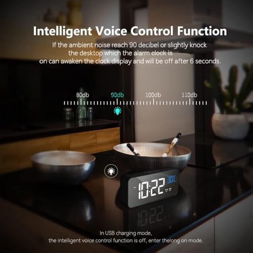 Vue 4 de Latec Reveil Numerique Alarm