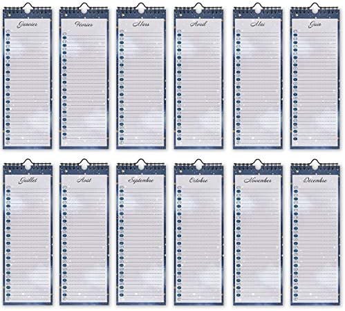 Vue 2 de Calendrier Perpetuel Anniversaire Mural