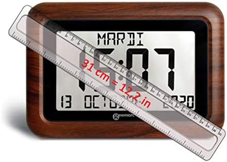 Vue 4 de Horloge Numerique Murale La