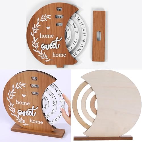 Vue 3 de Rotatif Calendrier Perpetuel Calendrier