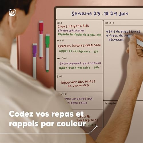 Vue 6 de Smart Panda Calendrier Magnetique