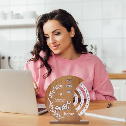 Vue 5 de Rotatif Calendrier Perpetuel Calendrier