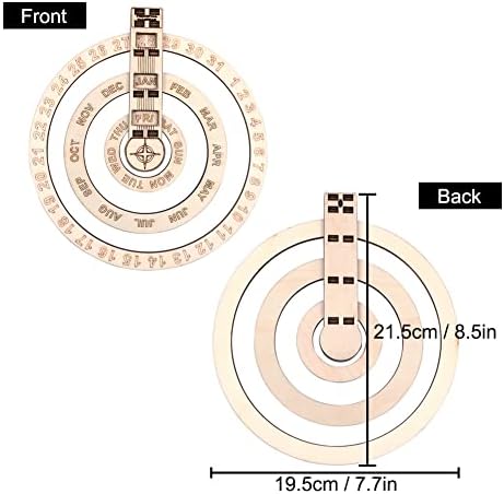 Vue 4 de Calendrier Perpetuel Circulaire En