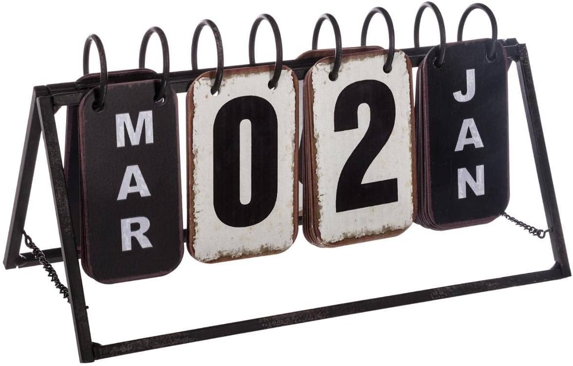 Atmosphera Calendrier Vintage Metal