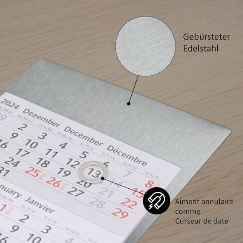 Vue 4 de Timr Calendrier De Table