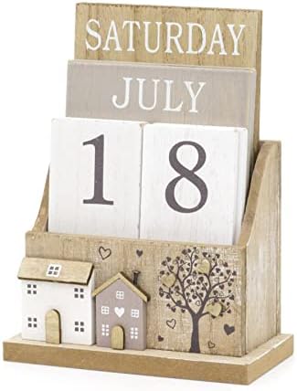 Vue 4 de Calendrier Perpetuel En Bois