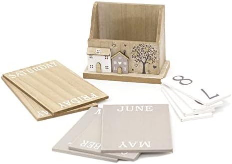 Vue 5 de Calendrier Perpetuel En Bois