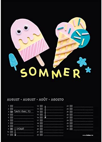 Vue 3 de Folia Duree Calendrier Avec